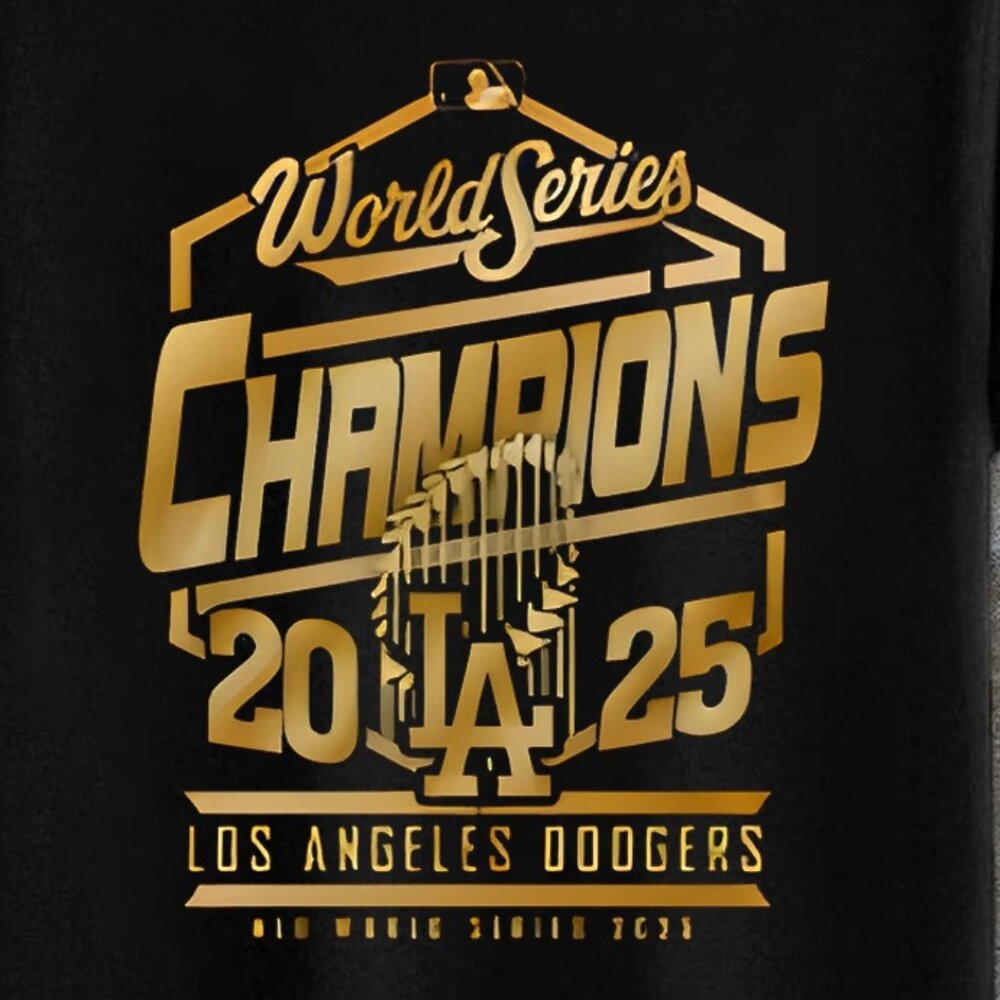 Los Angeles Dodgers World Series Champion Back To Back 2025 Tshirt - Picture 2 of 5